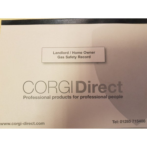 thumbnail interactive-video image 1 of Regin Gas Safety Check Inspection Record Pad - 25 Sets - Landlord Homeowner Book 1 of 3