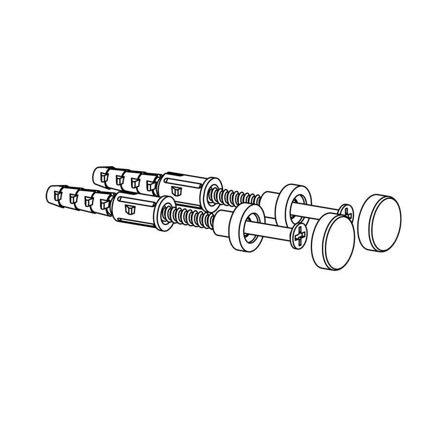 Straight Toilet Pan Fixing Kit PP0028/A
