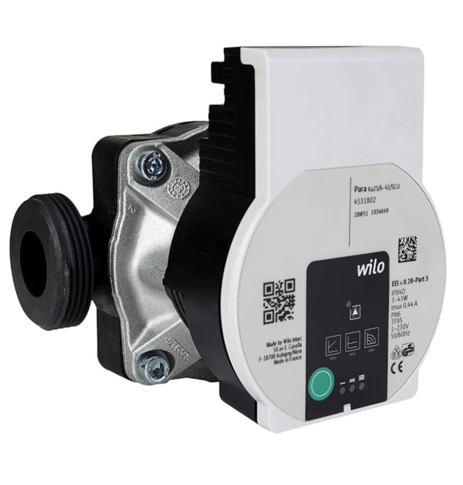 Wilo Circulating Heating Pump Grant Yonos Para Pump RS 25/6