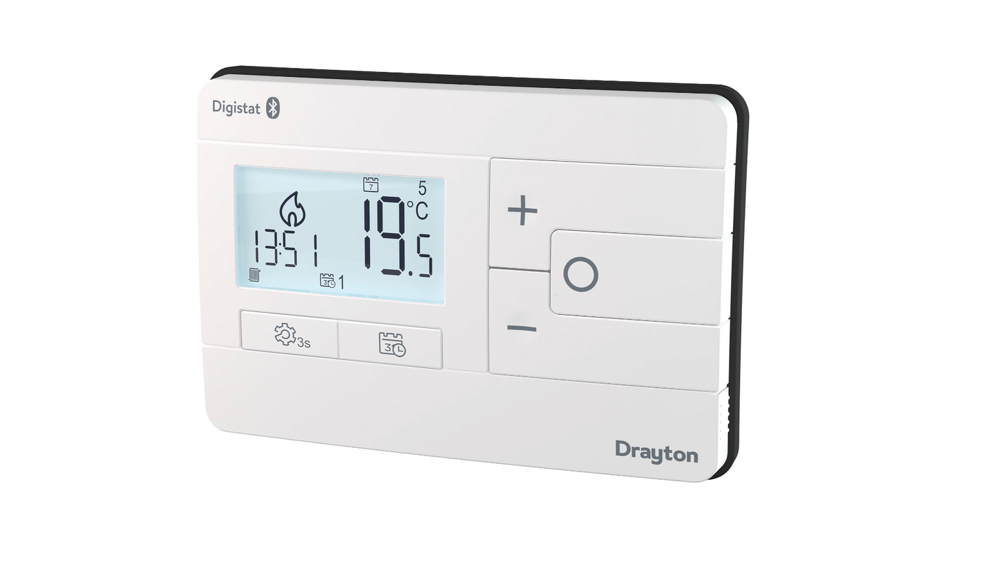 Engo 901 Wired - Replaces Drayton Digistat 2290M Smart Combi boilers Thermostat, White
