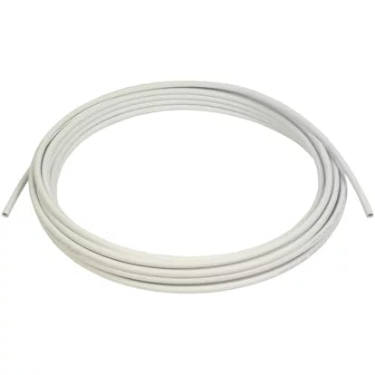 PUSH-FIT POLYBUTYLENE BARRIER PIPE COIL 15MM X 25M WHITE