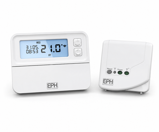 EPH Controls CP4 (COMBIPACK4) OpenTherm® Wireless Programmable RF Room Thermostat & Receiver | Boiler Plus Compliant