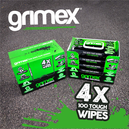 Grimex Wipes 100 (4 Pack) - 400 Wipes