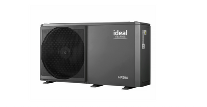 Ideal Heating HP290 Monobloc 1Phase Air Source Heat Pump & Antifreeze Valves