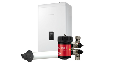 Navien NCB300 28kW Combi Boiler Bundle – Includes Standard Flue & Adey Micro 1 Filter (12 Units)