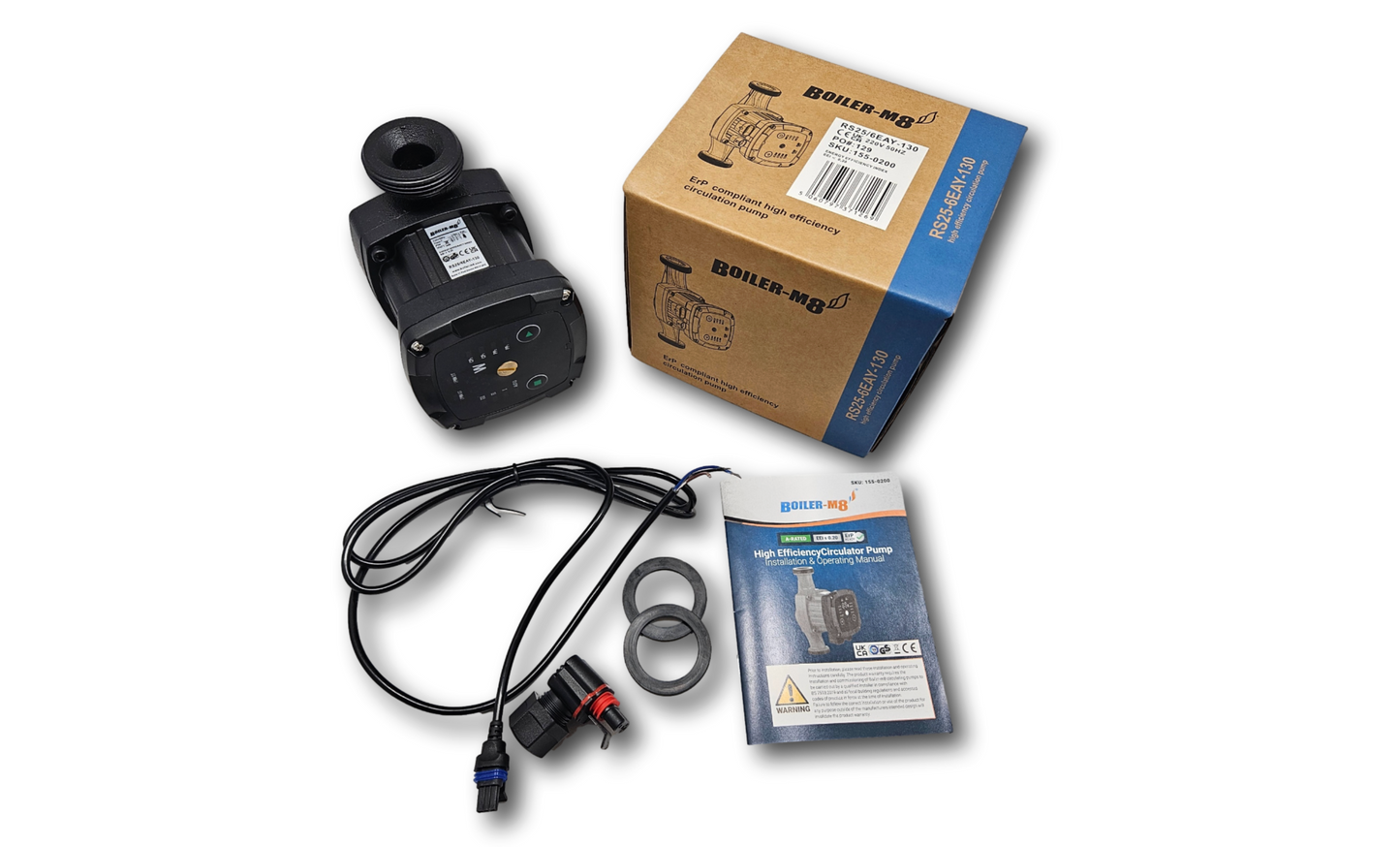 Boiler-m8 iPWM Central Heating Circulating Pump Compatible with Grundfos UPM3 A Rated) [2280]