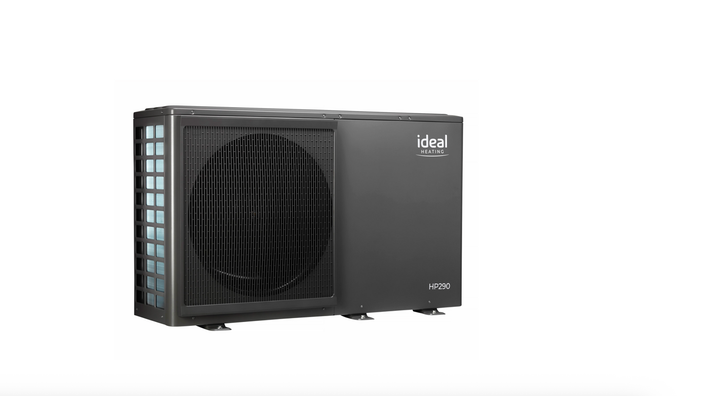 Ideal Heating HP290 Monobloc 1Phase Air Source Heat Pump & Antifreeze Valves